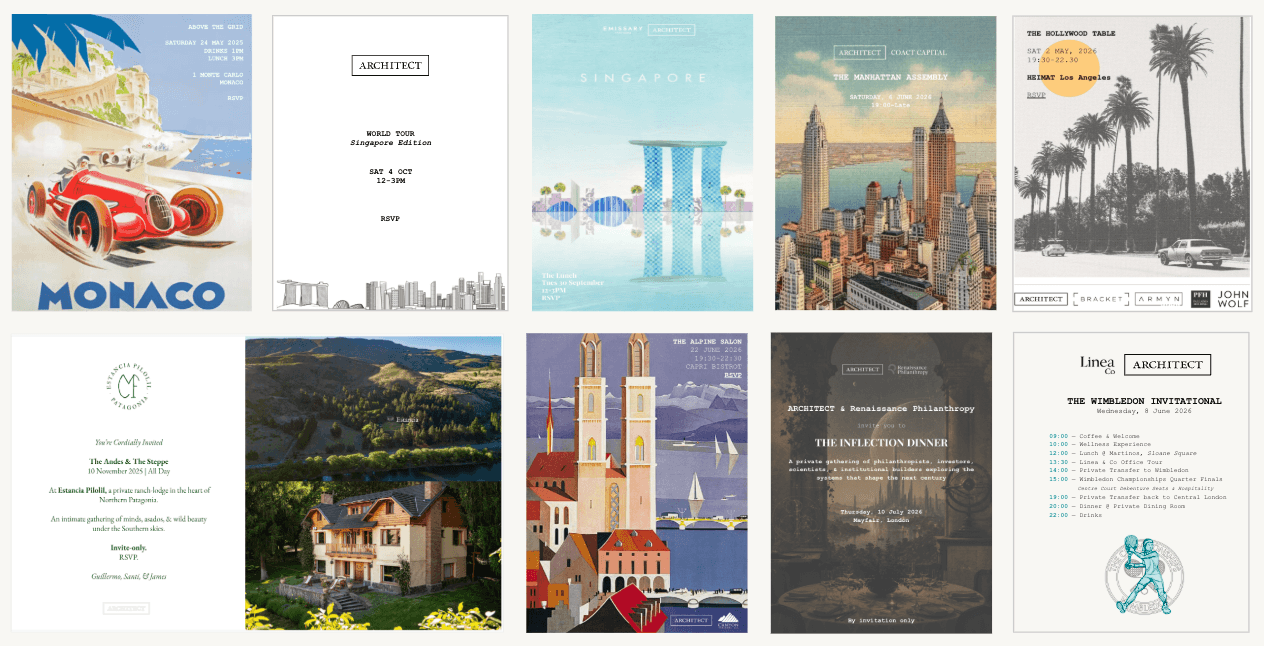 Architect convening portfolio
